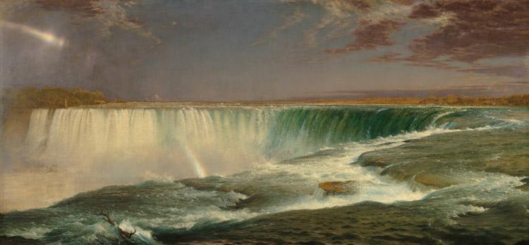 Frederic Edwin Church Niagara Falls (mk09 oil painting picture